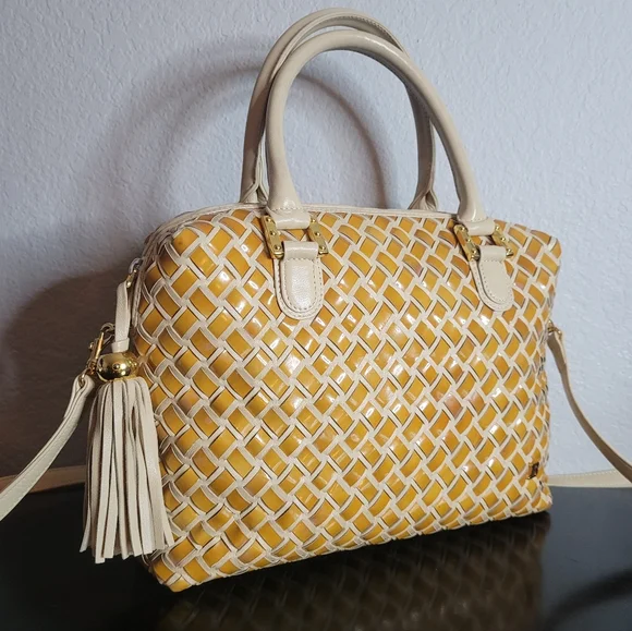 Bally Intrecciato Woven Leather Satchel - Picture 1 of 16